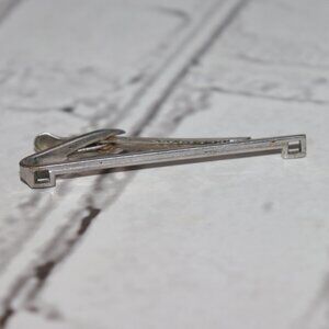 ✨ Vintage Silver Hickok Tie Clip (1.25")
